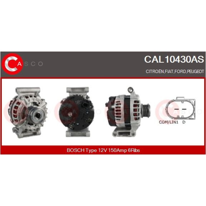 CASCO Generator CAL10430AS CASCO Generator CAL10430AS