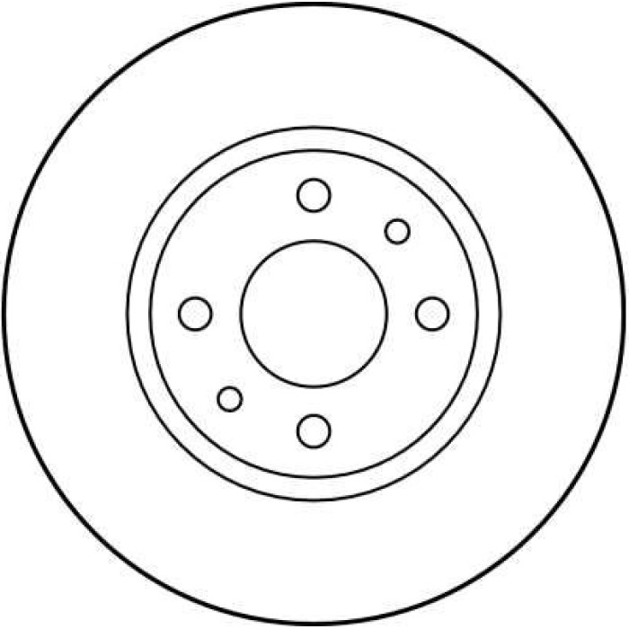 TRW Bremsscheibe Fiat Tempra DF2686 TRW Bremsscheibe Fiat Tempra DF2686