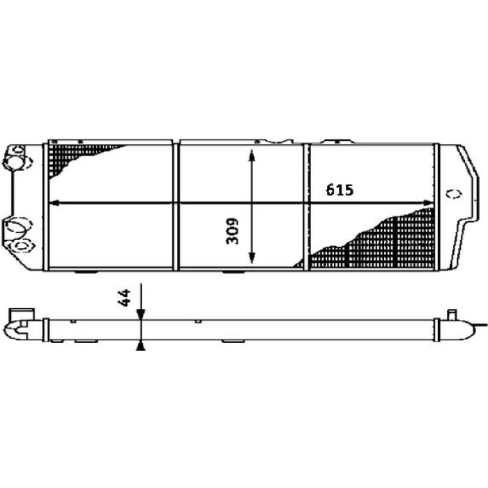 MAHLE Kühler, Motorkühlung CR 404 000S MAHLE Kühler, Motorkühlung CR 404 000S