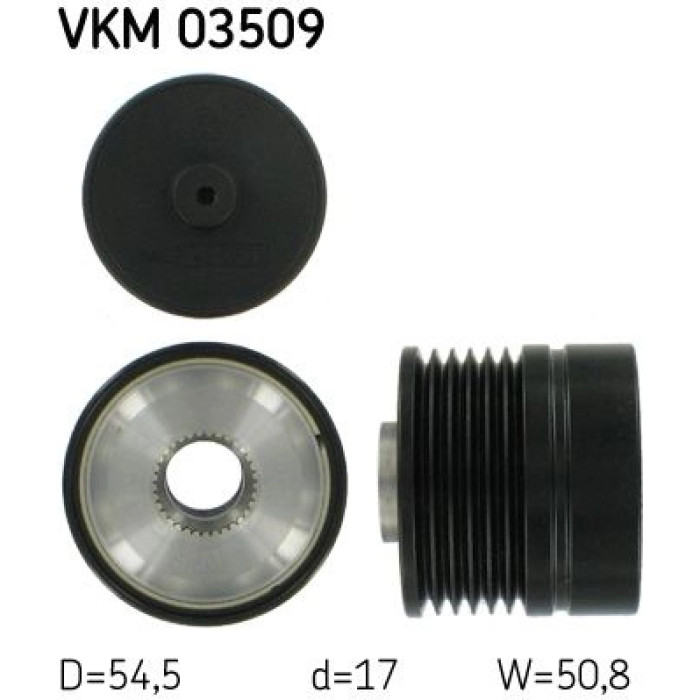 SKF Generatorfreilauf VKM 03509 SKF Generatorfreilauf VKM 03509
