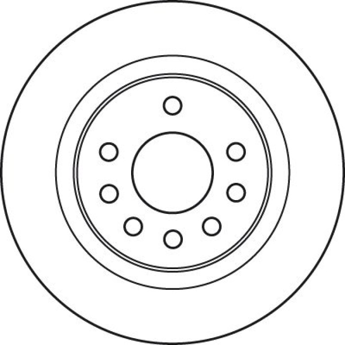 TRW Bremsscheibe Hinterachse DF4938