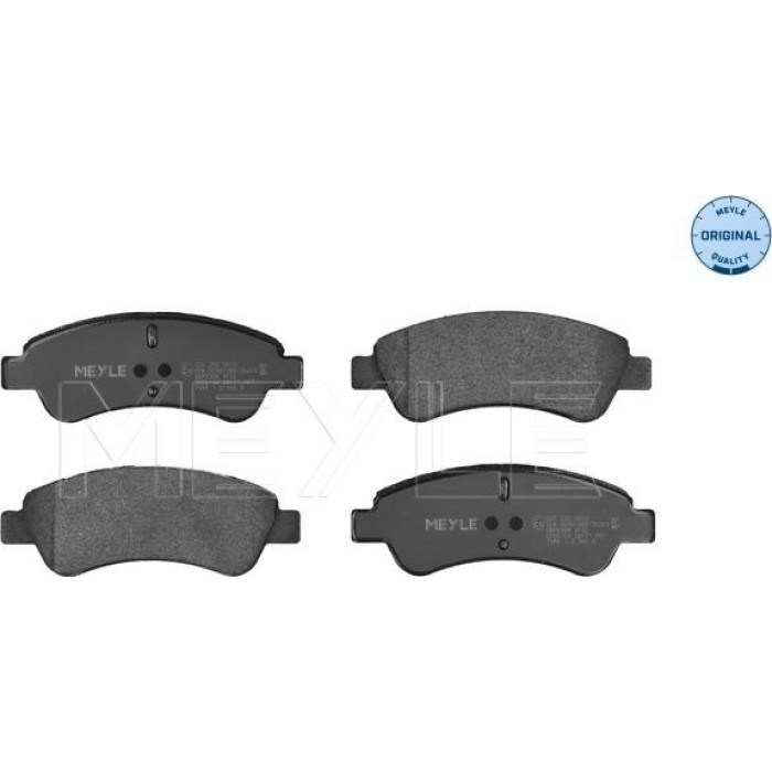 MEYLE Bremsbelagsatz Citroen Berlingo/C2/C3/Ds3/Xsara/206/207/208/307 252359919 MEYLE Bremsbelagsatz Citroen Berlingo/C2/C3/Ds3/Xsara/206/207/208/307 252359919