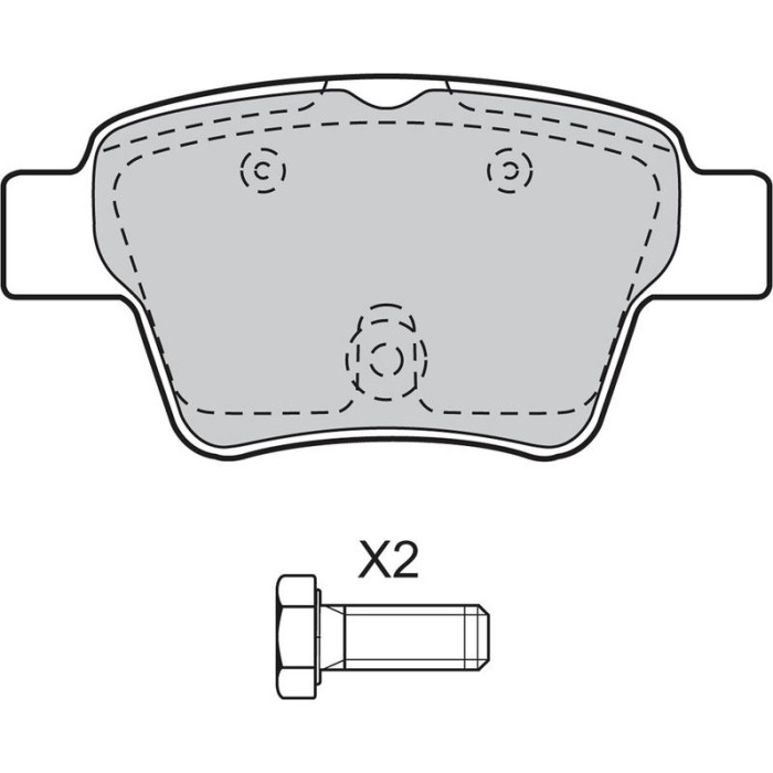 Valeo Bremsbelagsatz 598702 Valeo Bremsbelagsatz 598702