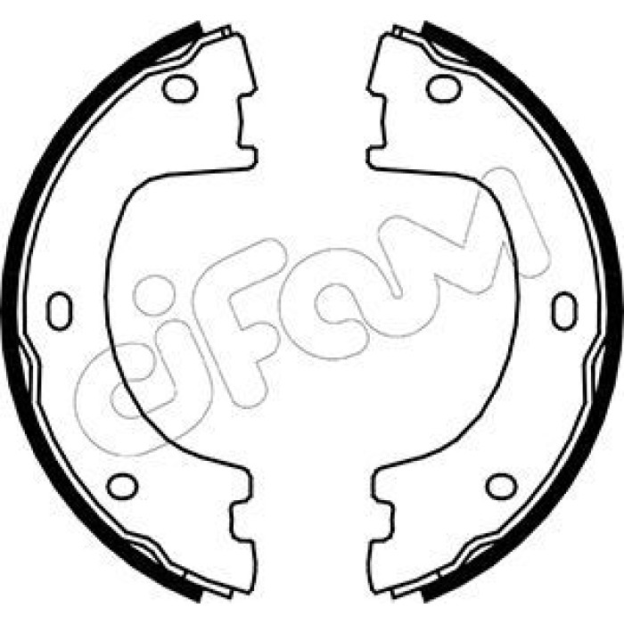 CIFAM Bremsbackensatz, Feststellbremse 153-249 CIFAM Bremsbackensatz, Feststellbremse 153-249
