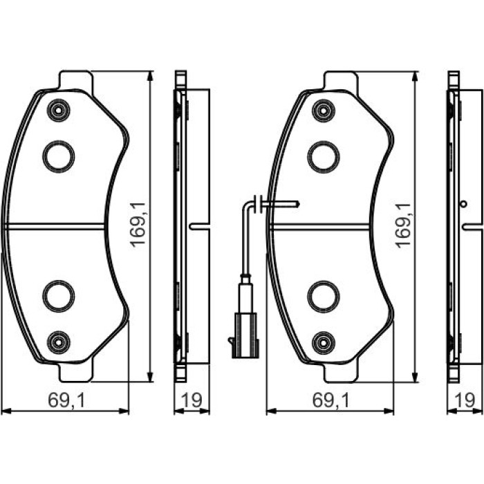 0 986 495 095 Bosch Bremsbelag 0 986 495 095 0 986 495 095 Bosch Bremsbelag 0 986 495 095