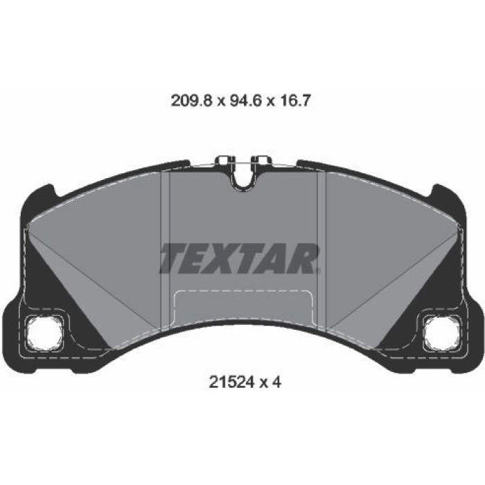 Textar Bremsbelagsatz 2152401 Textar Bremsbelagsatz 2152401