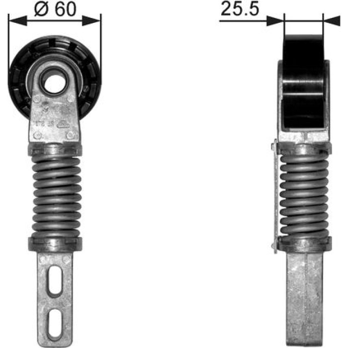 Gates Spannrolle T38355 Gates Spannrolle T38355