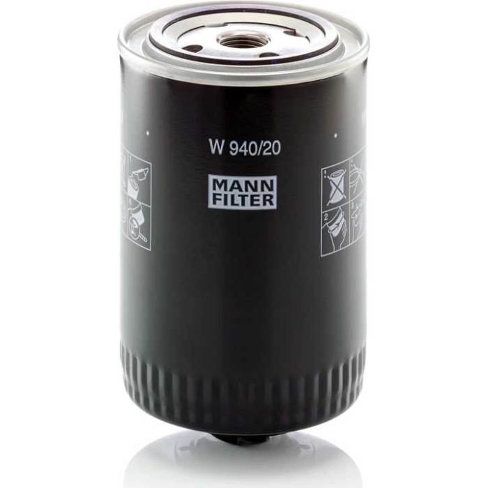 MANN-FILTER Ölfilter LKW W 940/20 MANN-FILTER Ölfilter LKW W 940/20