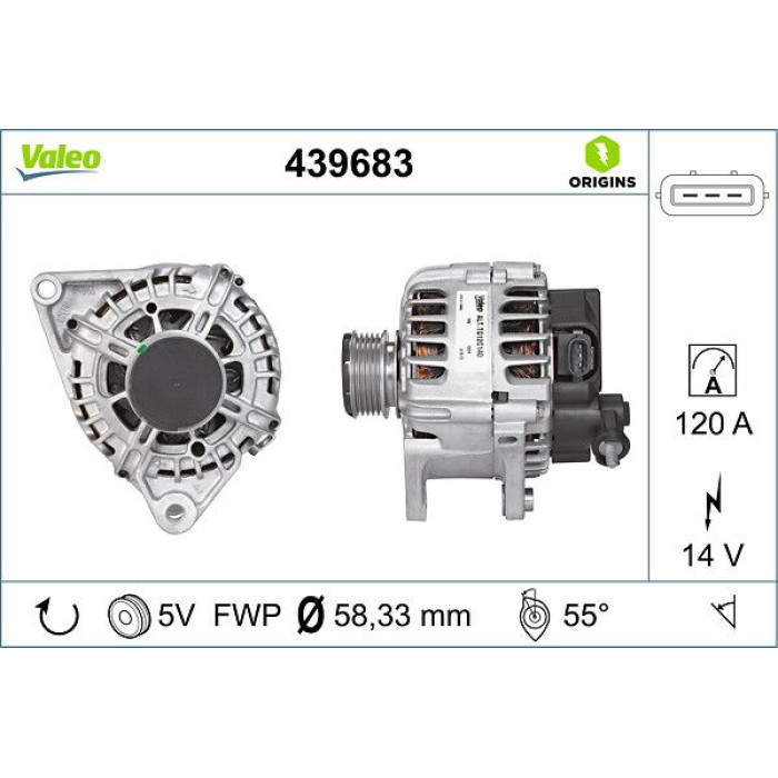 Valeo Lichtmaschine 439683 Valeo Lichtmaschine 439683