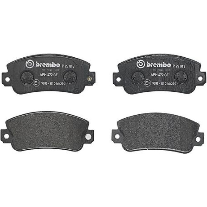 P 23 013 Brembo Prime Bremsbelagsatz Vorderachse – P 23 013 – 109 x 47 x 18 mm – Bremssystem Bendix – OE Nummer 0792589