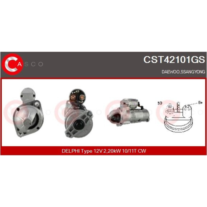 CASCO Anlasser CST42101GS