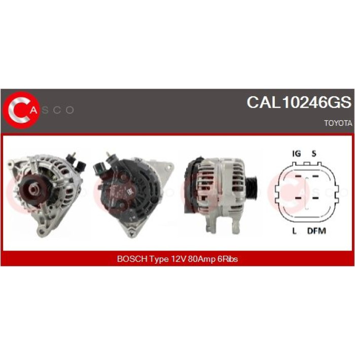 CASCO Generator CAL10246GS CASCO Generator CAL10246GS