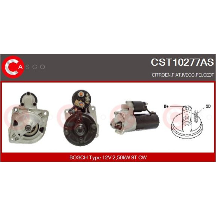 CASCO Anlasser CST10277AS CASCO Anlasser CST10277AS