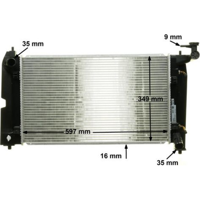 MAHLE Kühler, Motorkühlung CR 1527 000S
