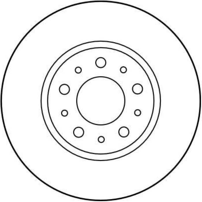 TRW Bremsscheibe Volvo 940/960 DF1697 TRW Bremsscheibe Volvo 940/960 DF1697
