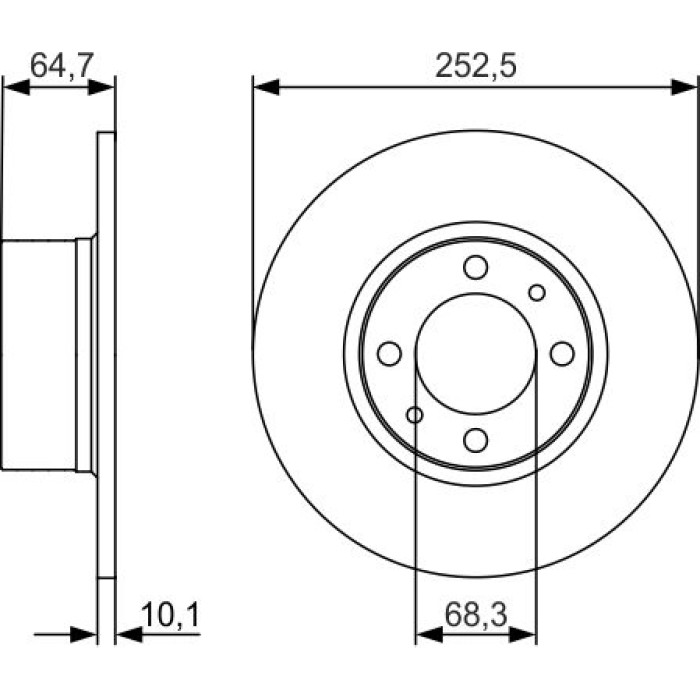 Bosch Bremsscheibe 0 986 479 988 Bosch Bremsscheibe 0 986 479 988