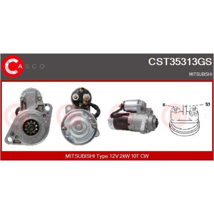 CASCO Anlasser CST35313GS CASCO Anlasser CST35313GS
