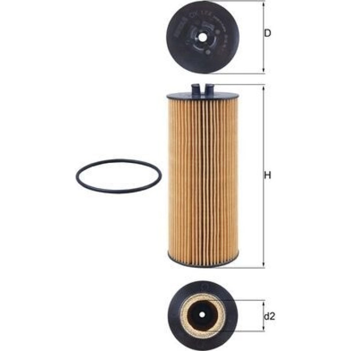 Mahle Original Ölfilter OX 174D Mahle Original Ölfilter OX 174D