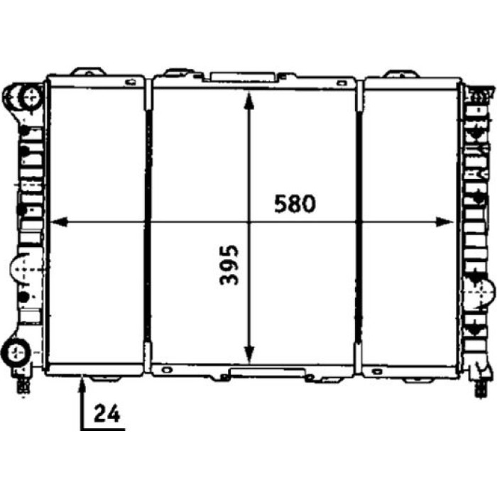 MAHLE Kühler, Motorkühlung CR 521 000S MAHLE Kühler, Motorkühlung CR 521 000S