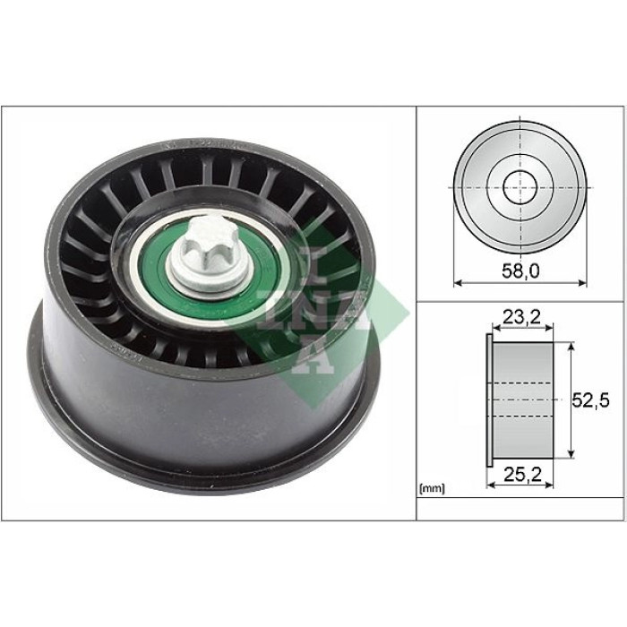 532 0478 10 INA Umlenkrolle/Führungsrolle, Zahnriemen 532 0478 10 532 0478 10 INA Umlenkrolle/Führungsrolle, Zahnriemen 532 0478 10