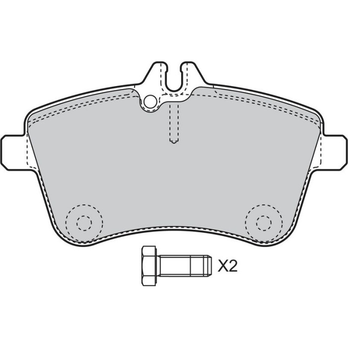 Valeo Bremsbelagsatz 598795 Valeo Bremsbelagsatz 598795