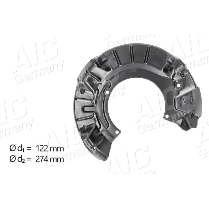 AIC Bremsankerblech 57129 - vorne rechts D:274 AIC Bremsankerblech 57129 - vorne rechts D:274