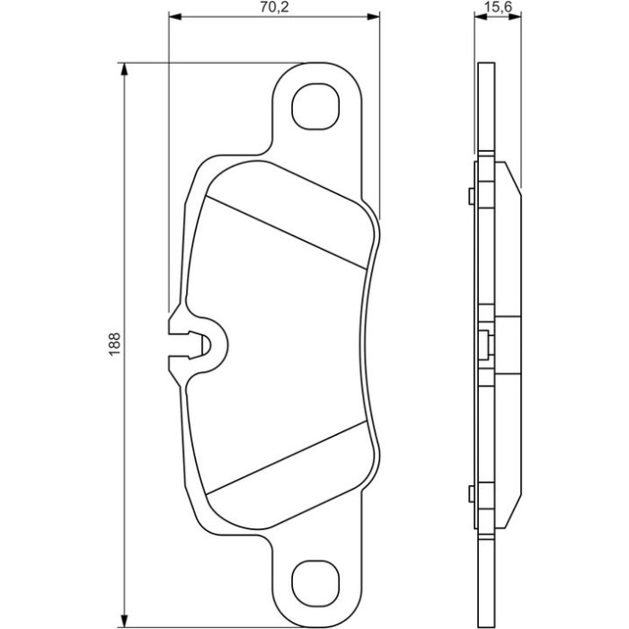 Bosch Bremsbelagsatz 0 986 494 431 Bosch Bremsbelagsatz 0 986 494 431