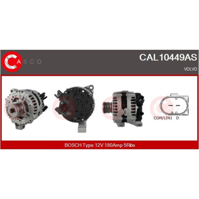 CASCO Generator CAL10449AS CASCO Generator CAL10449AS