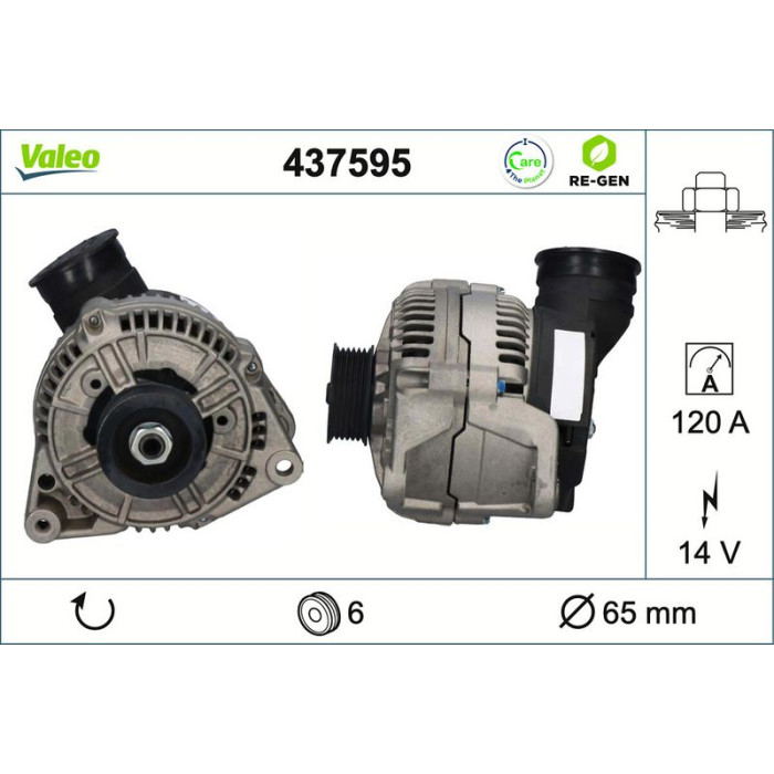 Valeo Lichtmaschine 437595 Valeo Lichtmaschine 437595