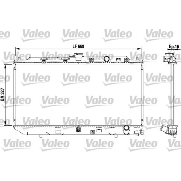Valeo Motorkühler 819193 Valeo Motorkühler 819193