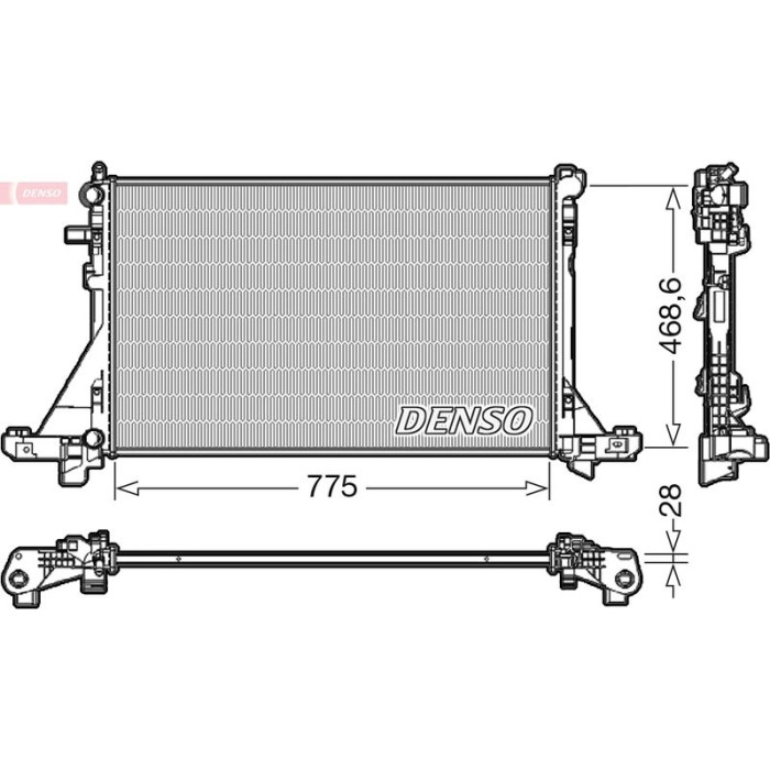 Denso Motorkühler DRM23112 Denso Motorkühler DRM23112