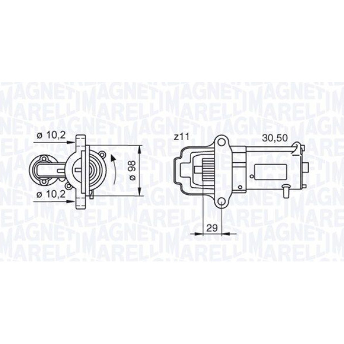 Magneti Marelli Anlasser 063280027010 Magneti Marelli Anlasser 063280027010