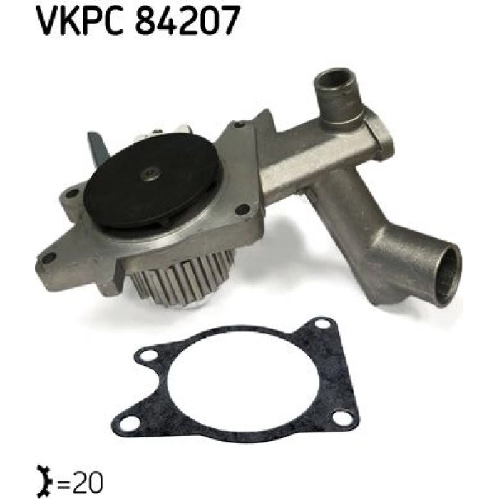 SKF Wasserpumpe / Kühlmittelpumpe VKPC 84207 SKF Wasserpumpe / Kühlmittelpumpe VKPC 84207