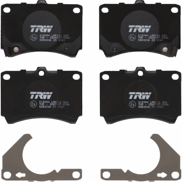 TRW Bremsbeläge Vorderachse GDB3206 TRW Bremsbeläge Vorderachse GDB3206