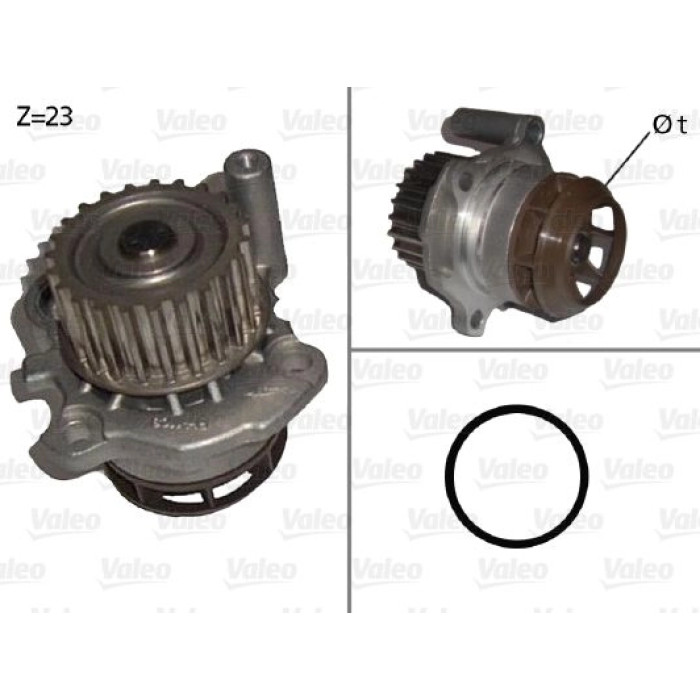 Valeo Wasserpumpe 506876 Valeo Wasserpumpe 506876