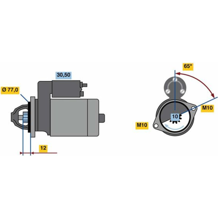 Bosch Starter 0 986 023 340 Bosch Starter 0 986 023 340