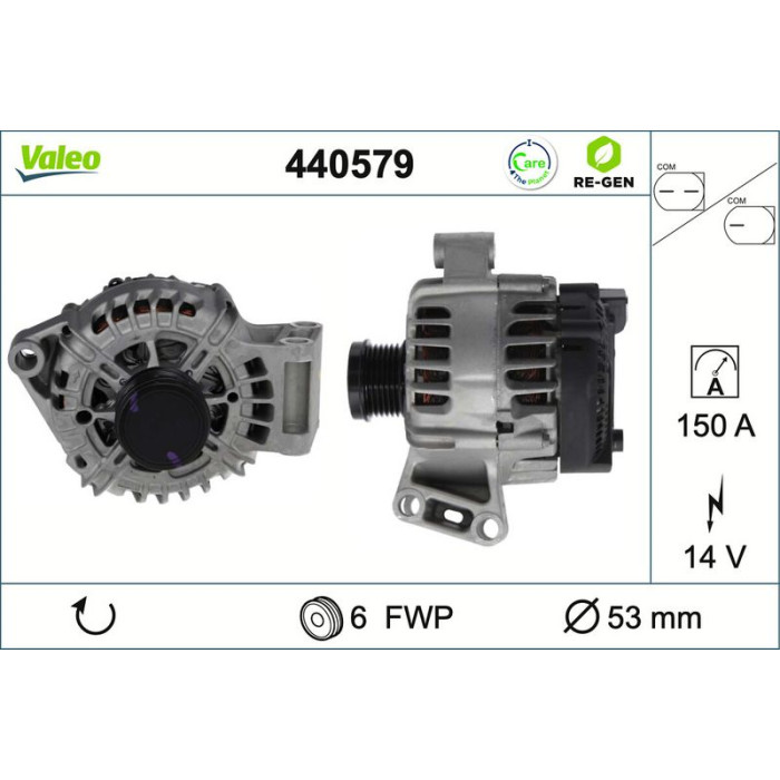 Valeo Lichtmaschine 440579 Valeo Lichtmaschine 440579