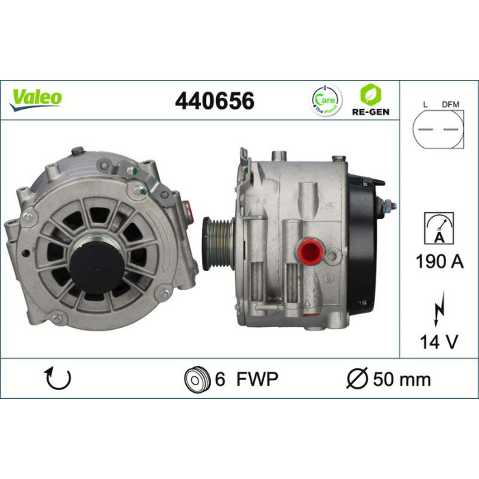 Valeo Lichtmaschine 440656