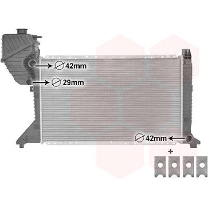 Van Wezel Motorkühler 30002300
