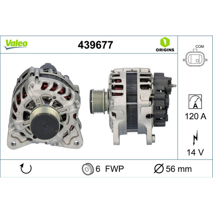 Valeo Lichtmaschine 439677 Valeo Lichtmaschine 439677