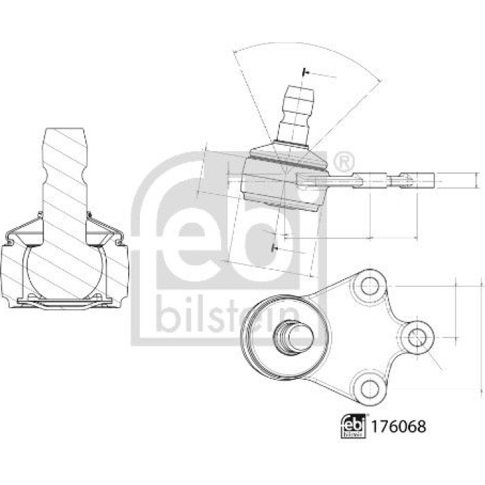 febi Trag-/Führungsgelenk 176068