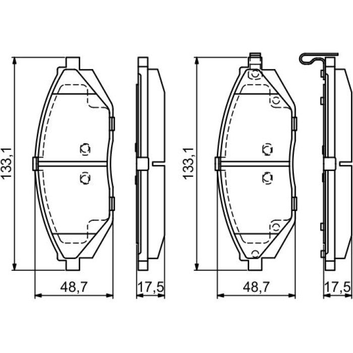 Bosch Bremsbelagsatz 0 986 494 684 Bosch Bremsbelagsatz 0 986 494 684