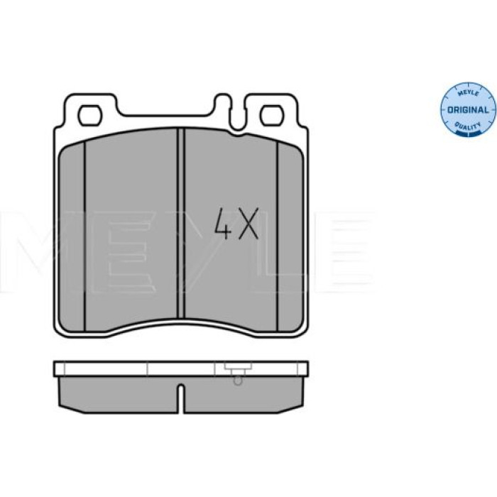 MEYLE Bremsbelagsatz Mercedes-Benz W140 300-600 252130318 MEYLE Bremsbelagsatz Mercedes-Benz W140 300-600 252130318