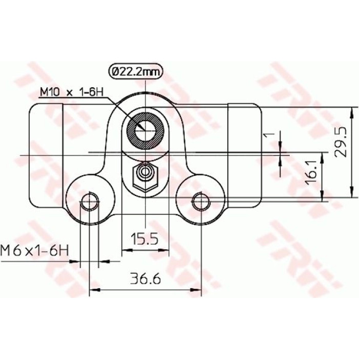 TRW Radbremszylinder BWH145 TRW Radbremszylinder BWH145