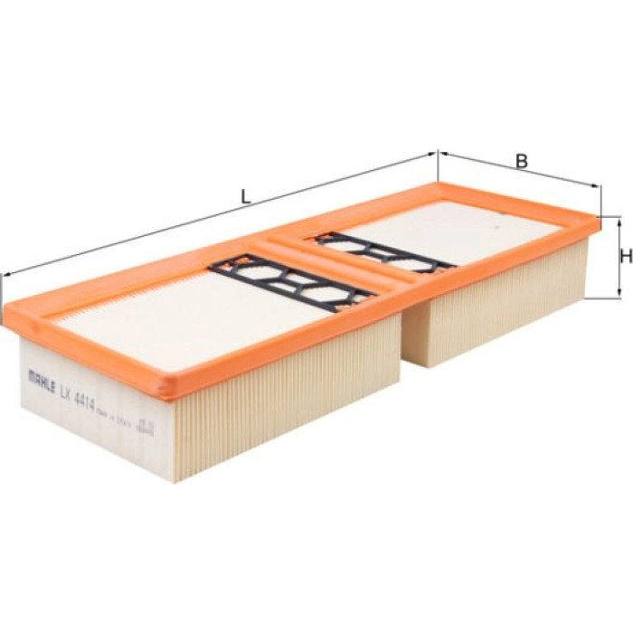 MAHLE Luftfilter LX 4414 MAHLE Luftfilter LX 4414