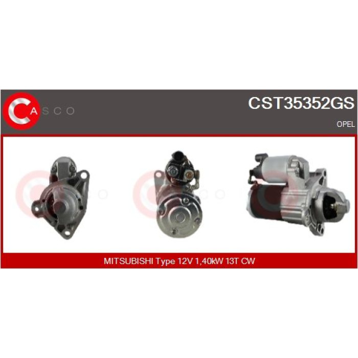 CASCO Anlasser CST35352GS CASCO Anlasser CST35352GS