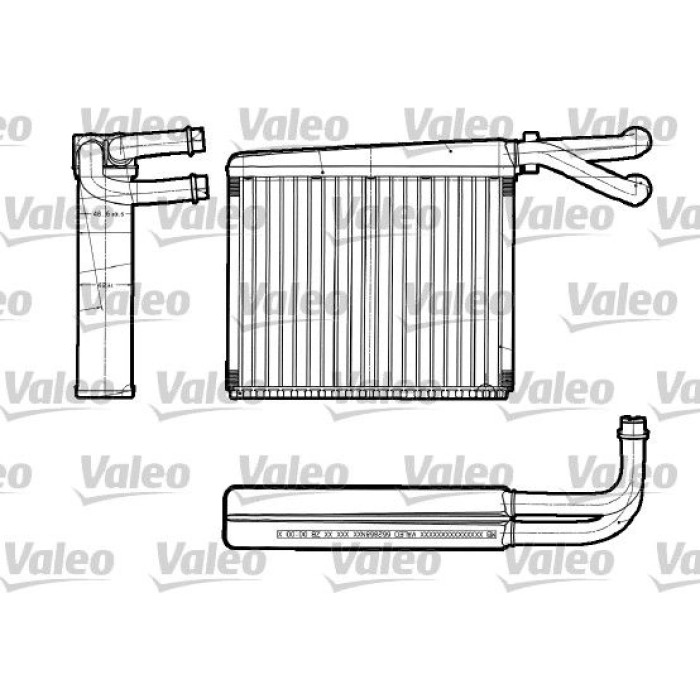 Valeo Heizungswärmetauscher 812251 Valeo Heizungswärmetauscher 812251