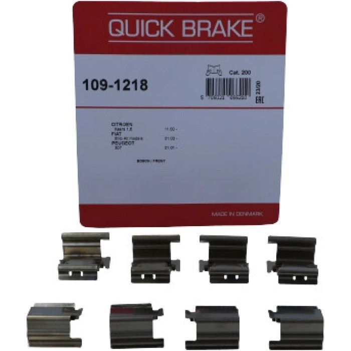 Quick Brake Zubehörsatz für Scheibenbremsbeläge 109-1218 Quick Brake Zubehörsatz für Scheibenbremsbeläge 109-1218