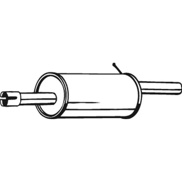 Bosal Schalldämpfer 200-077 Bosal Schalldämpfer 200-077