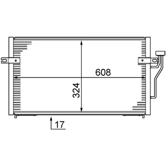 Kondensator, Klimaanlage AC 213 000S Kondensator, Klimaanlage AC 213 000S